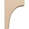 Ekena Millwork 9"W x 18"D x 27"H Classic Stockport Rough Cedar Woodgrain TimberThane Corbel, Primed Tan CORUR09X18X27STORCPR - alternate 6